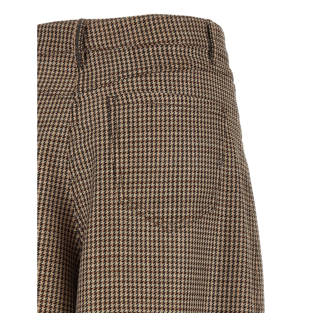 Brunello Cucinelli Brown Virgin Wool Bermuda Shorts