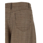 Brunello Cucinelli Brown Virgin Wool Bermuda Shorts