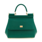 Dolce & Gabbana Bicolor Calfskin Handbag