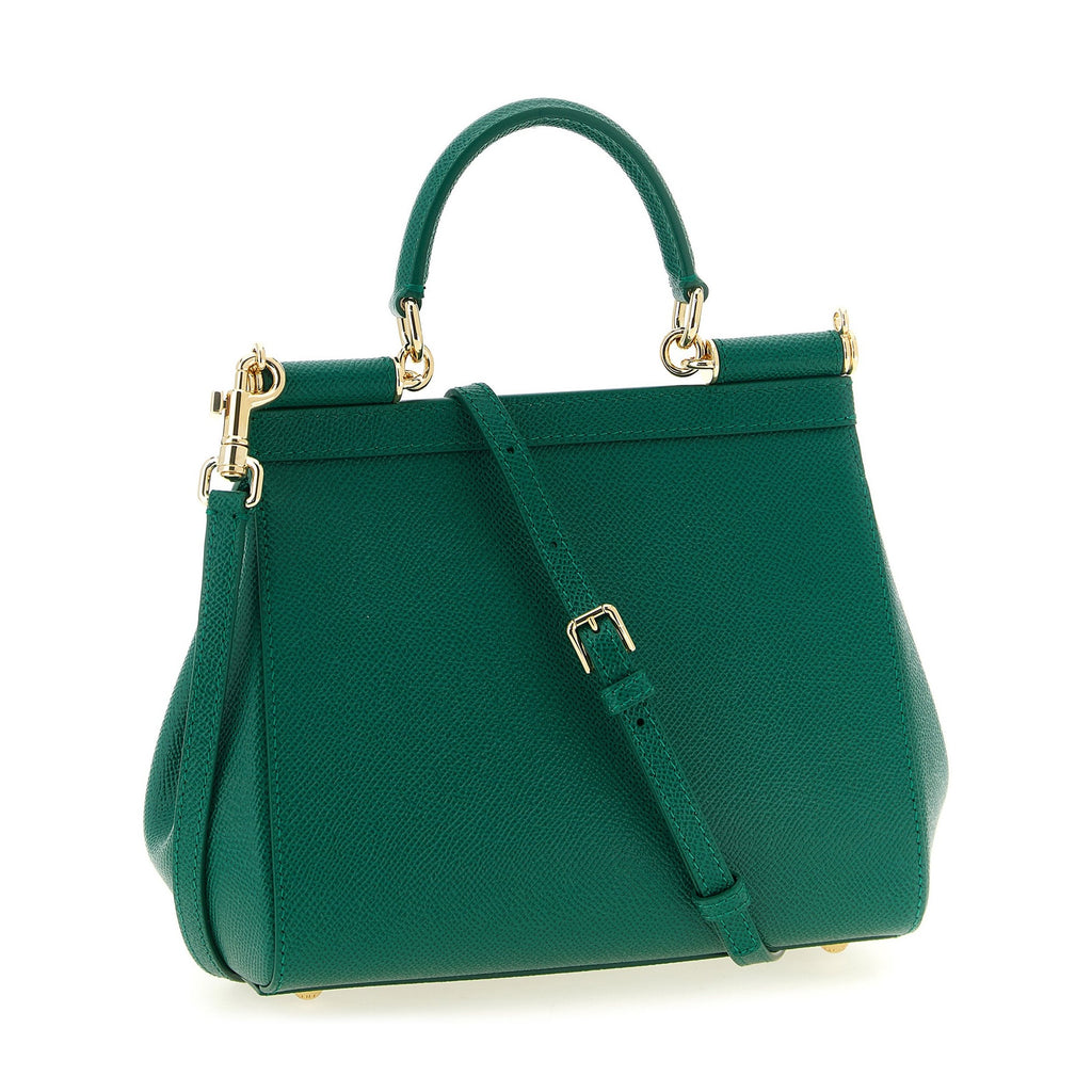 Dolce & Gabbana Bicolor Calfskin Handbag