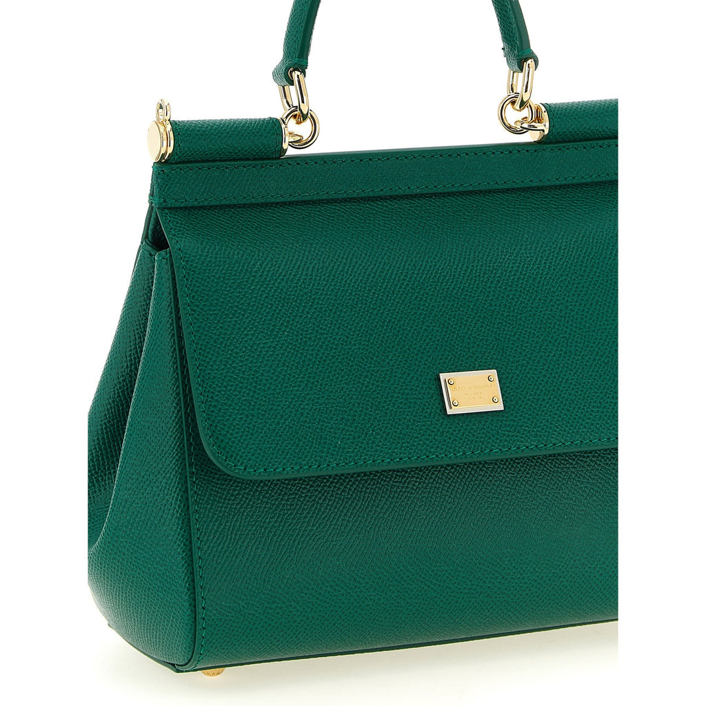 Dolce & Gabbana Bicolor Calfskin Handbag