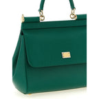 Dolce & Gabbana Bicolor Calfskin Handbag