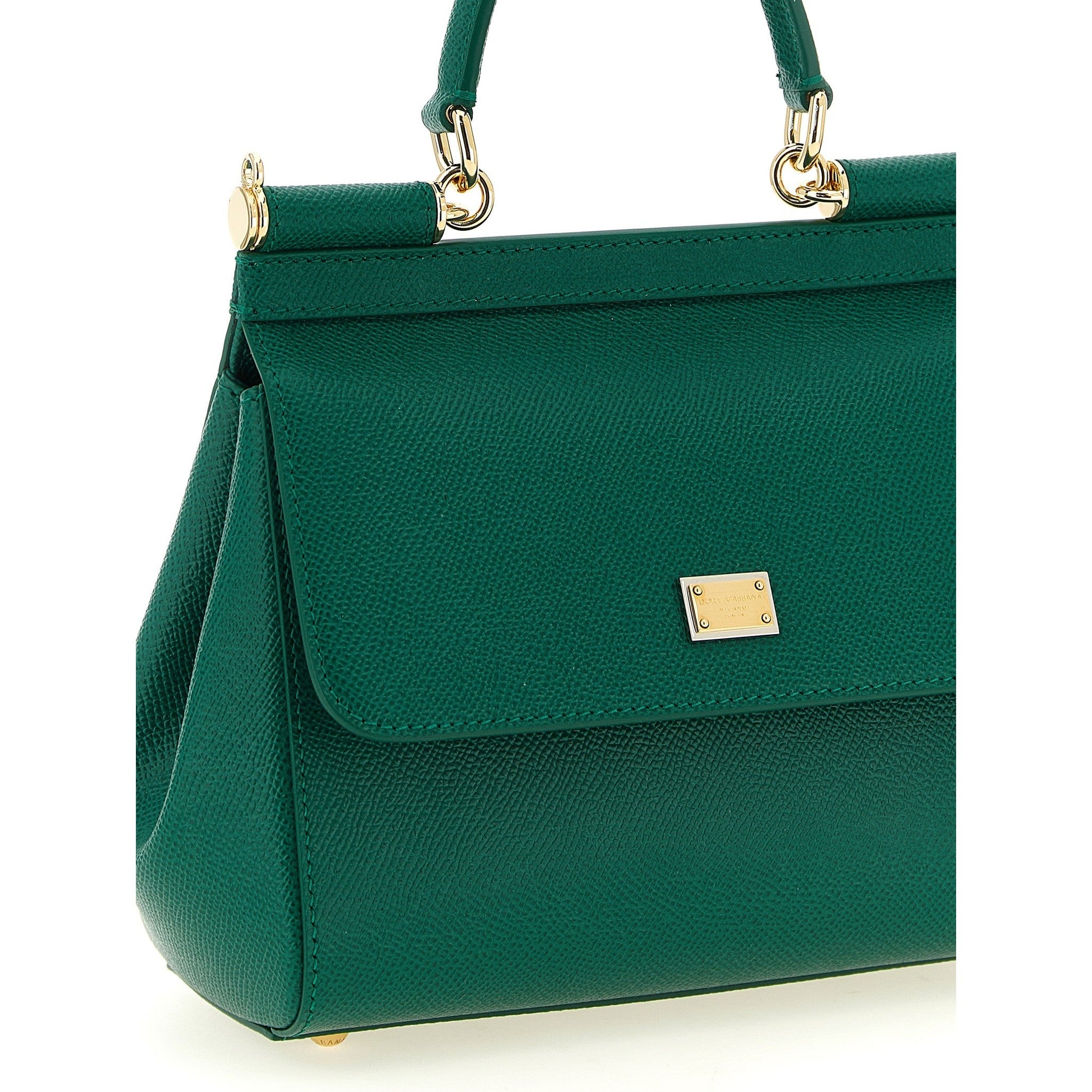 Dolce & Gabbana Bicolor Calfskin Handbag