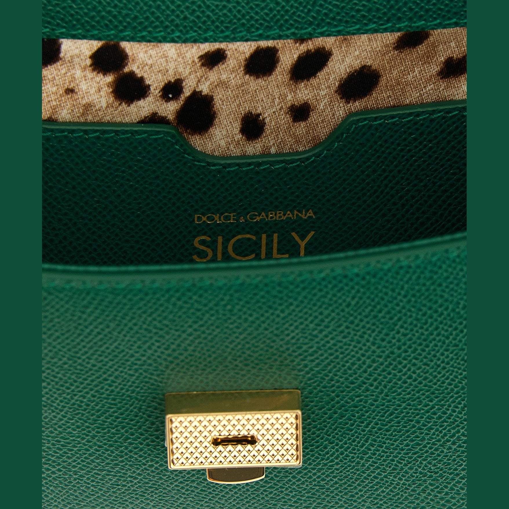 Dolce & Gabbana Bicolor Calfskin Handbag