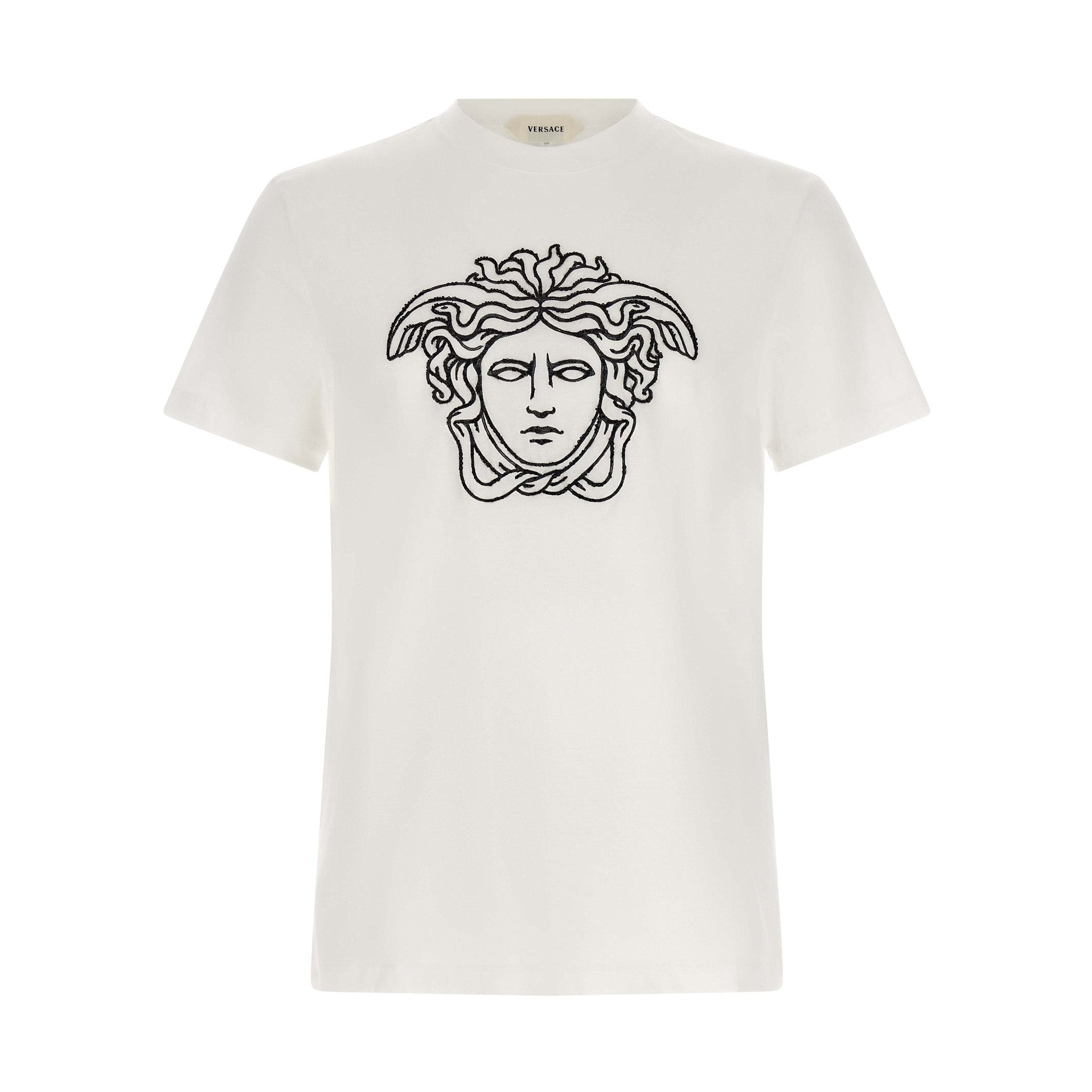 Versace Bicolor Cotton T-Shirt