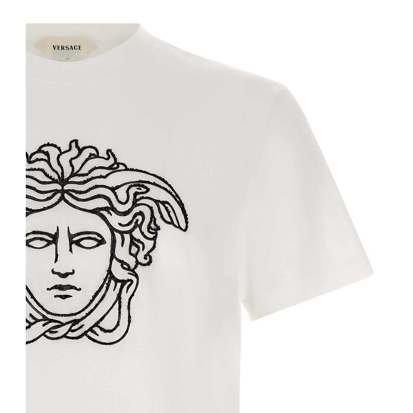 Versace Bicolor Cotton T-Shirt