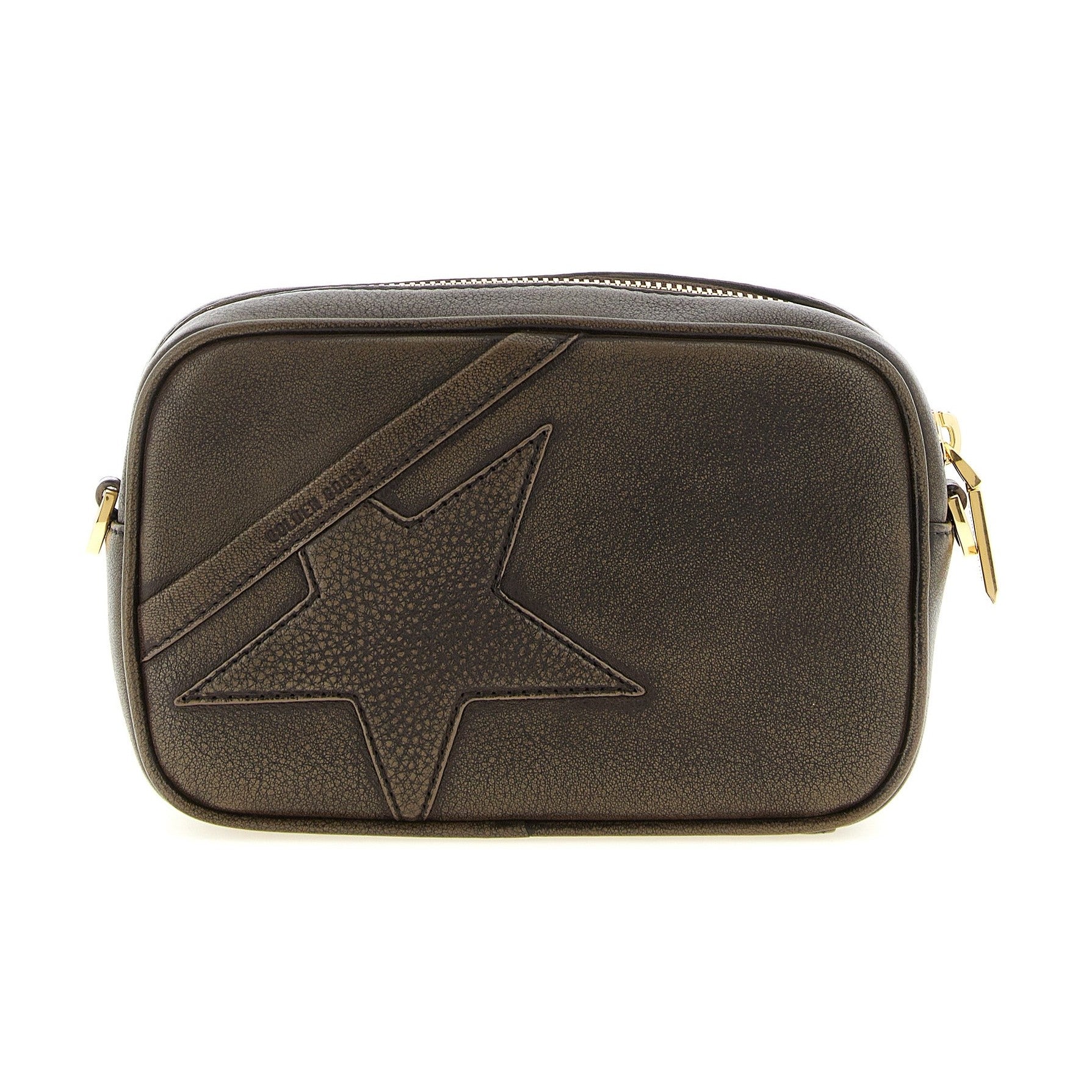 Golden Goose Brown Cowhide Clutch Bag