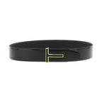 Tom Ford Black Calfskin Regular Belt