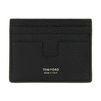 Tom Ford Black Calfskin Cardholder
