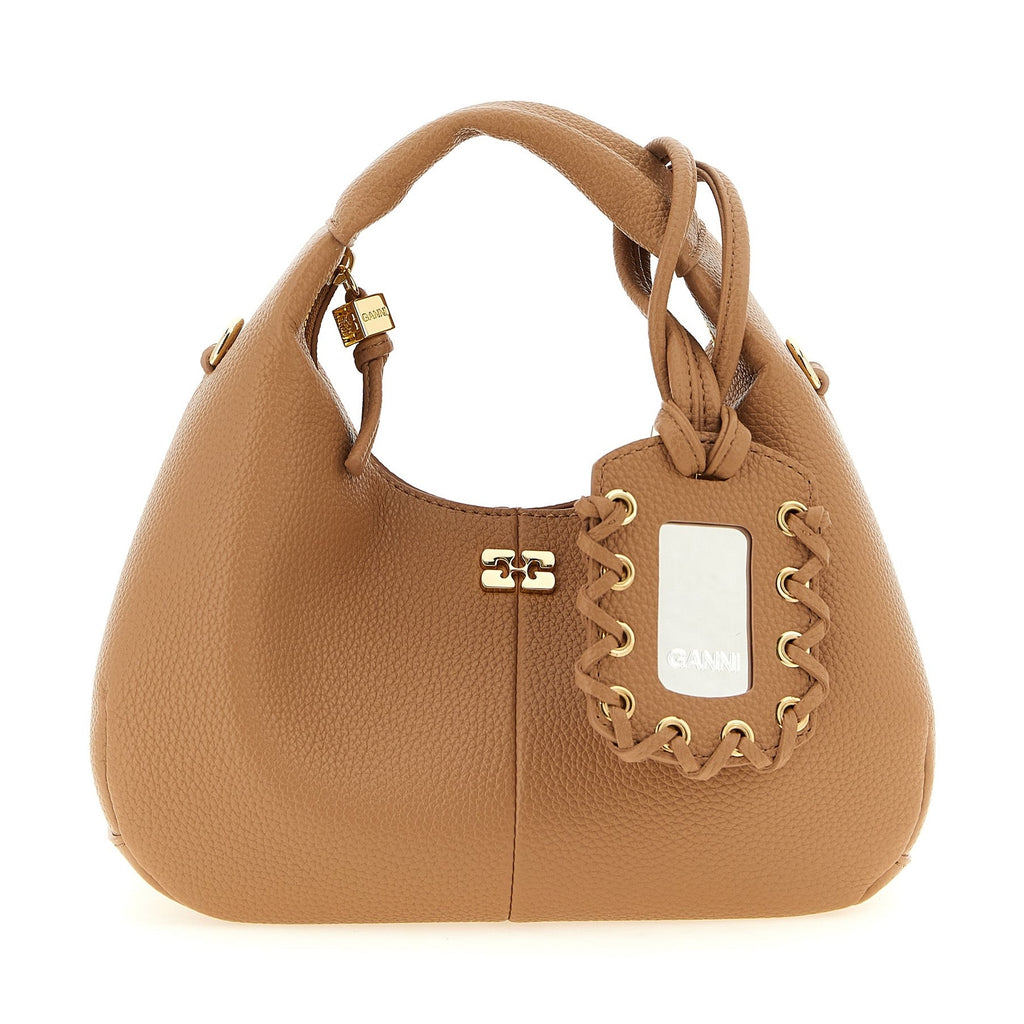 Ganni Beige Polyester Handbag