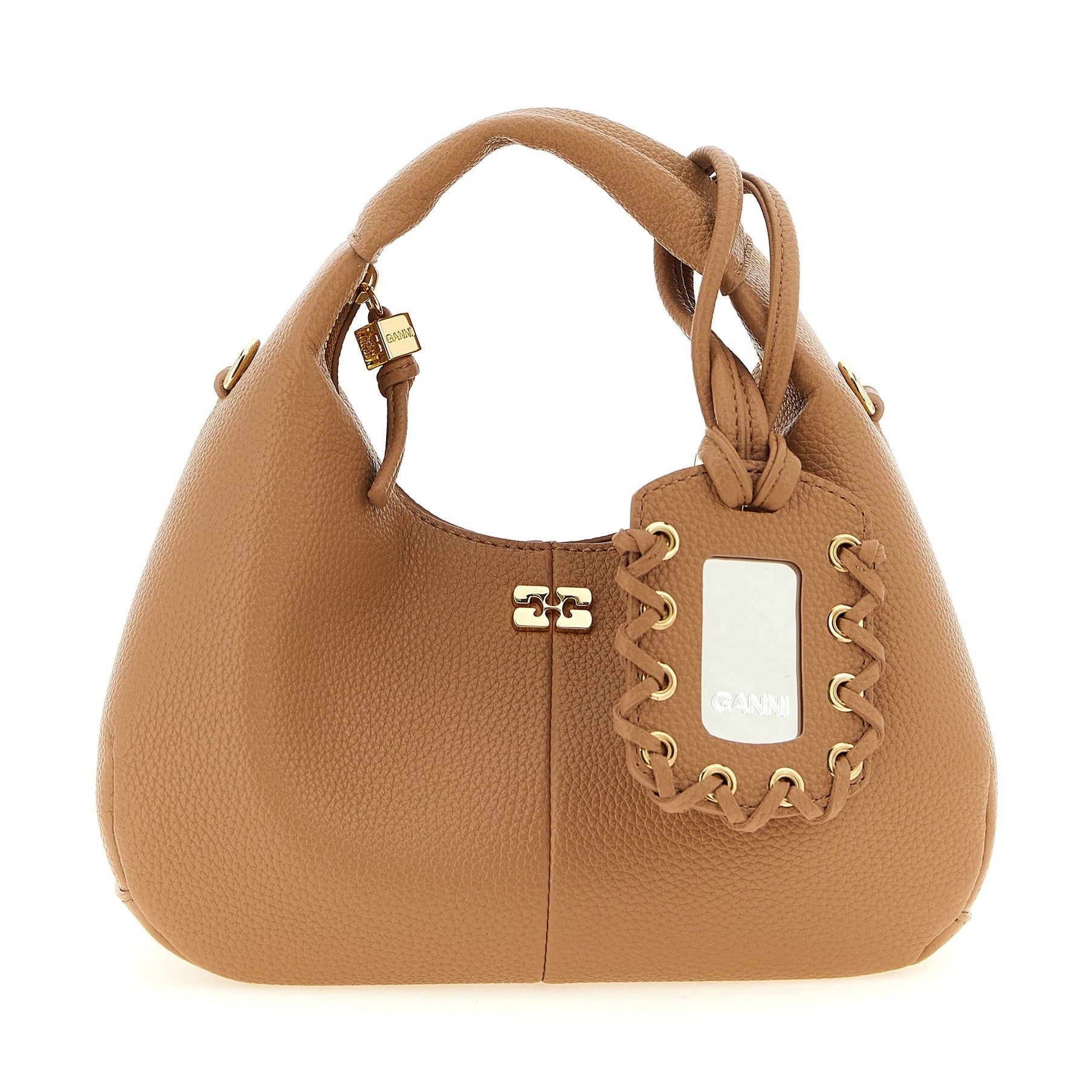 Ganni Beige Polyester Handbag