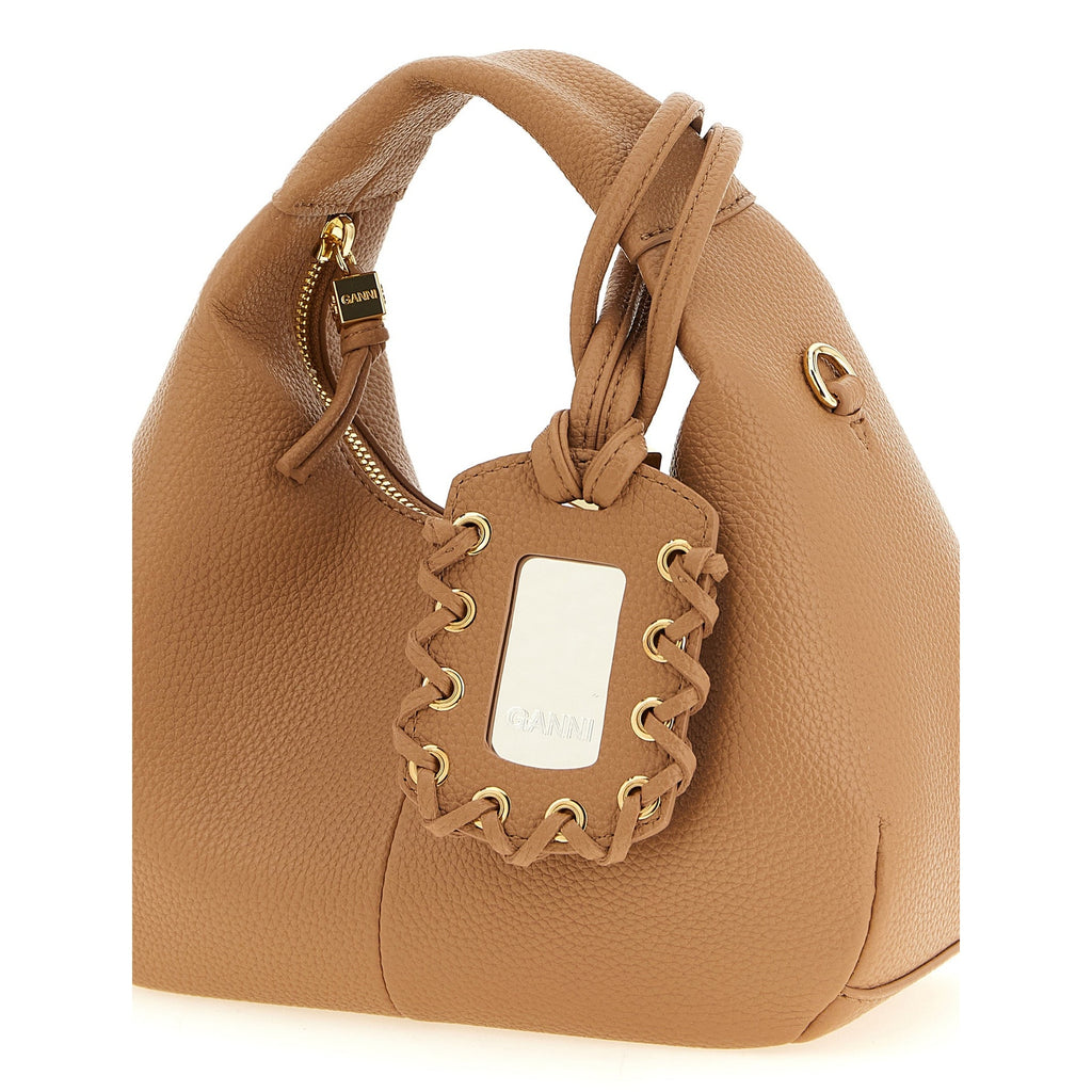 Ganni Beige Polyester Handbag