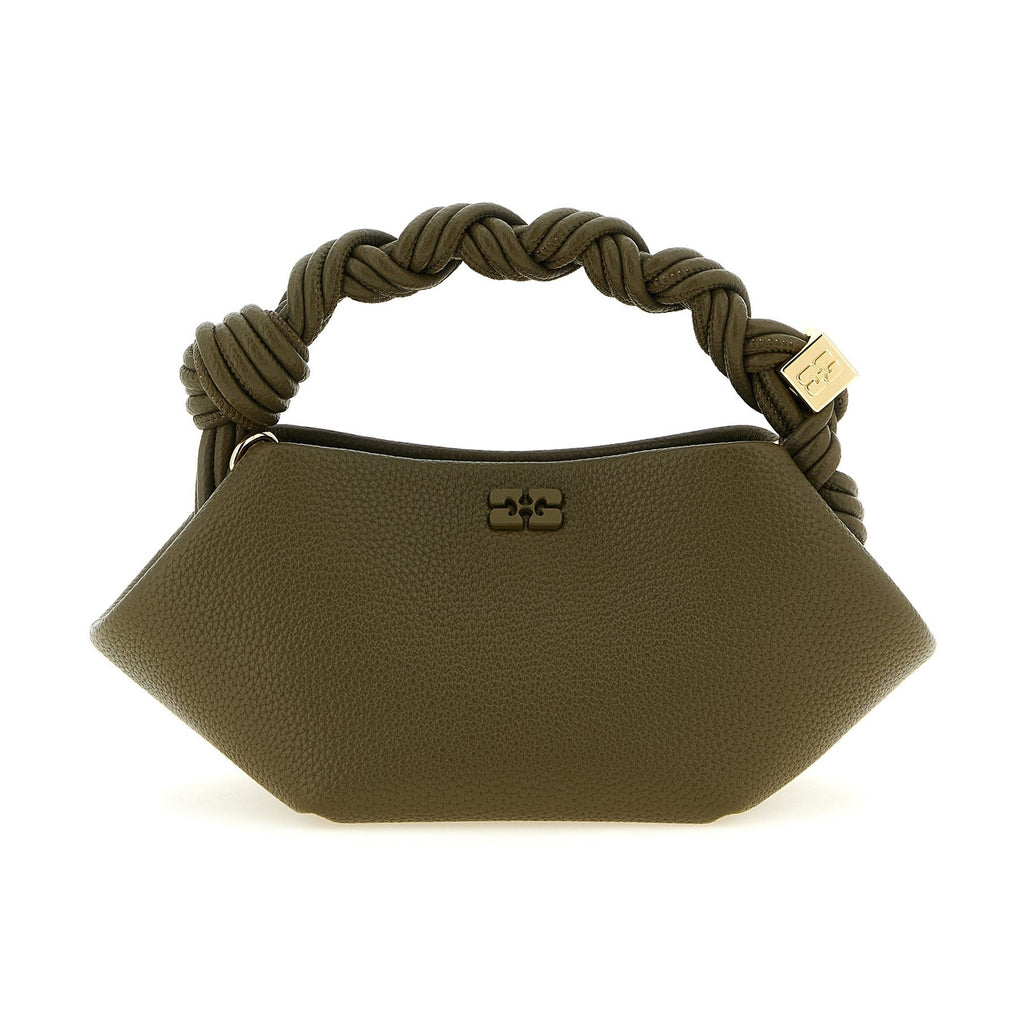 Ganni Bicolor Polyester Handbag