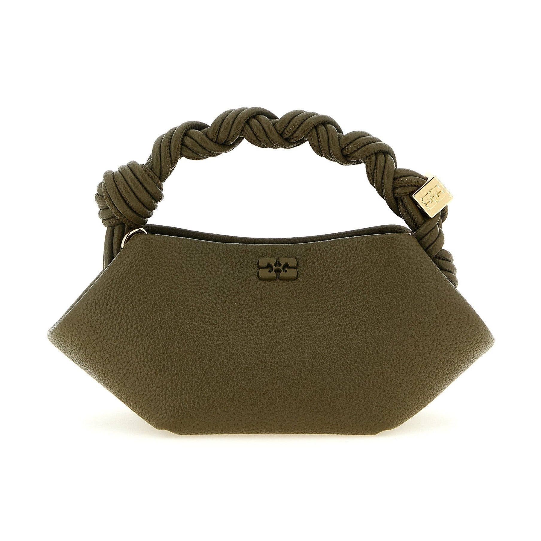 Ganni Bicolor Polyester Handbag