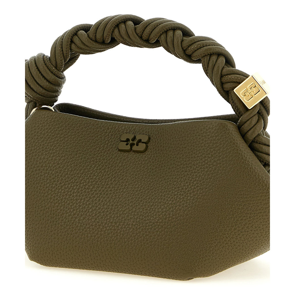 Ganni Bicolor Polyester Handbag