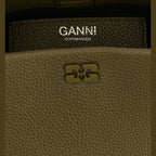 Ganni Bicolor Polyester Handbag
