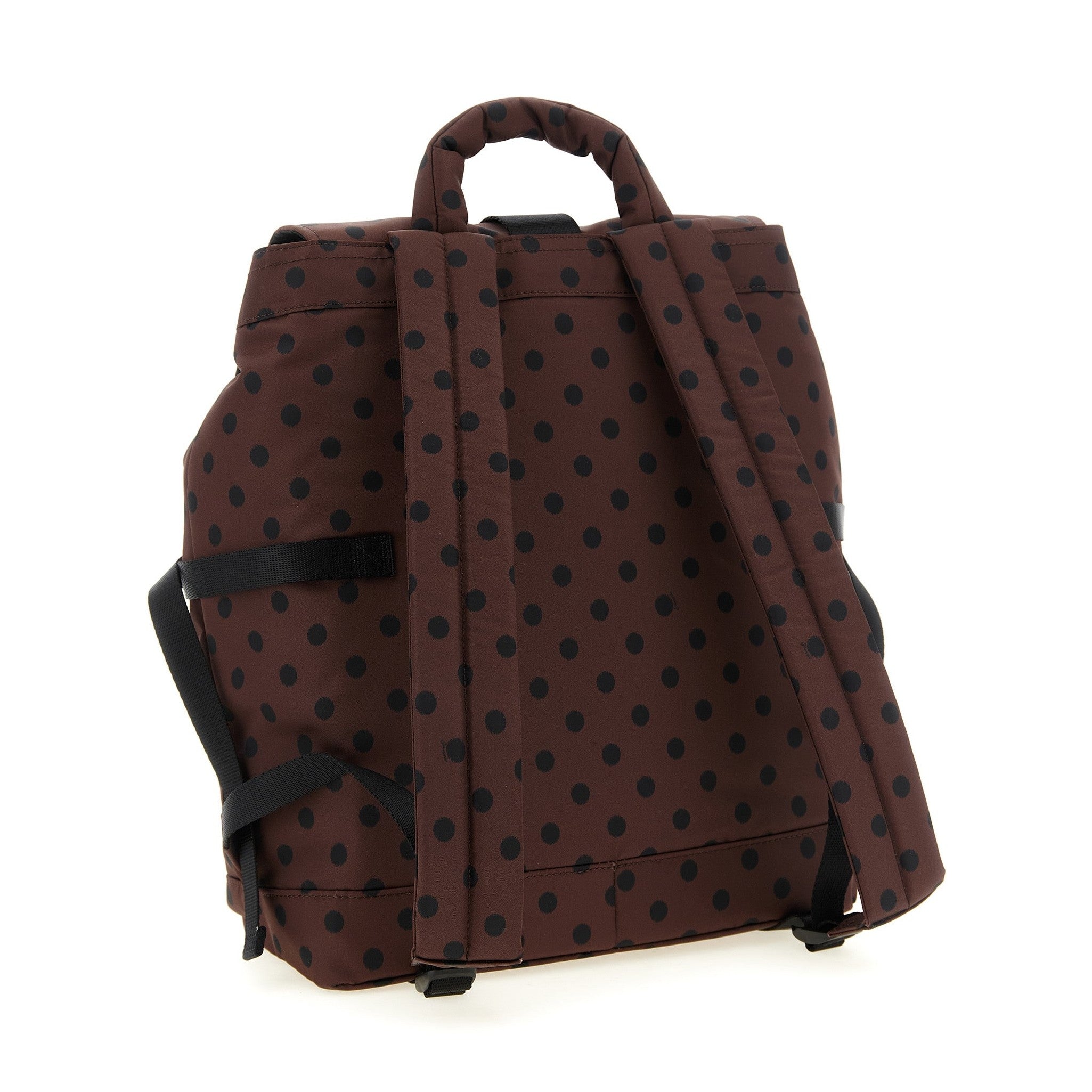 Ganni Brown Recycled Polyamide Backpack