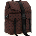 Ganni Brown Recycled Polyamide Backpack