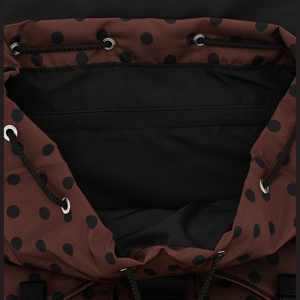 Ganni Brown Recycled Polyamide Backpack