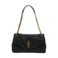 Saint Laurent Black Leather Shoulder Bag