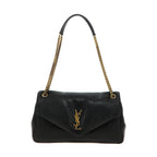 Saint Laurent Black Leather Shoulder Bag