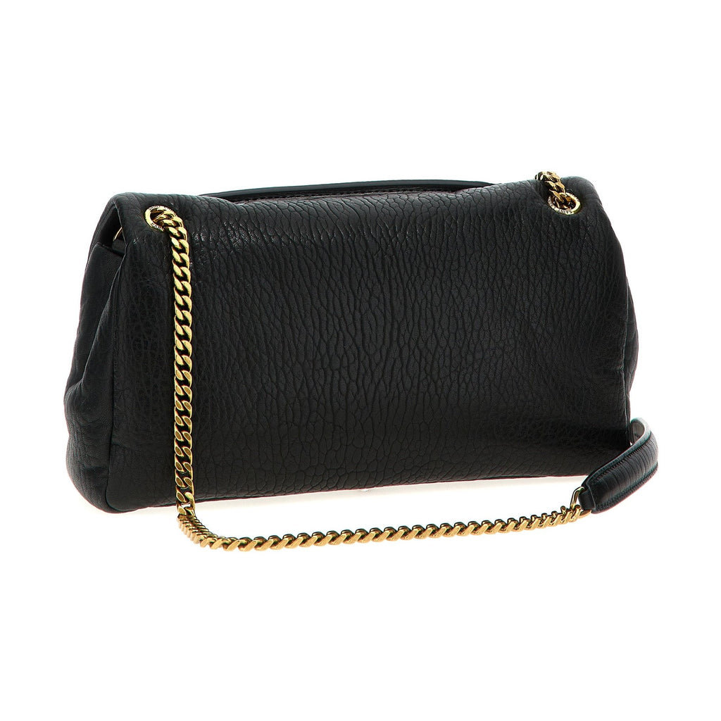 Saint Laurent Black Leather Shoulder Bag