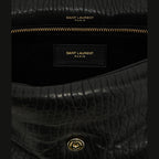 Saint Laurent Black Leather Shoulder Bag