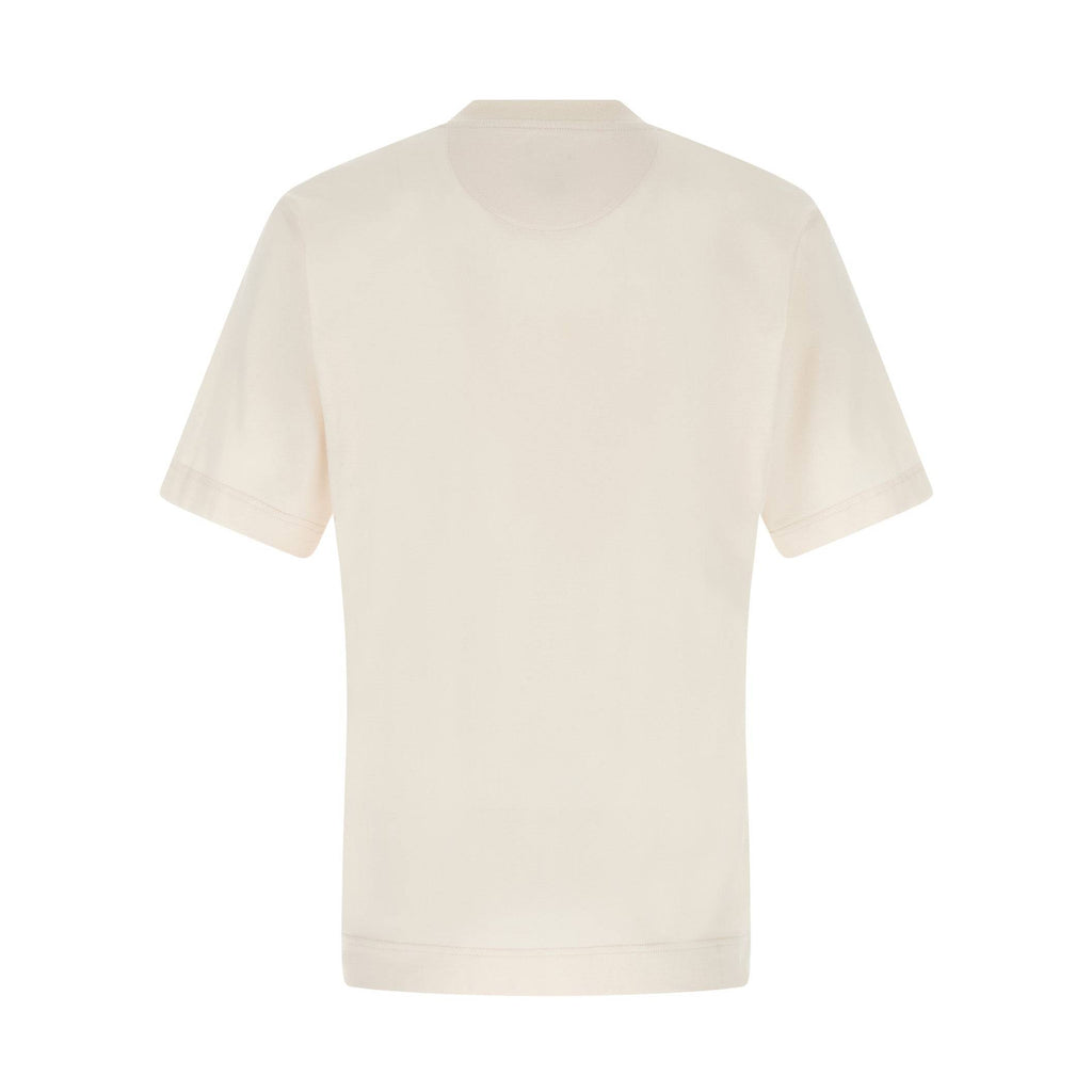 Fendi White Cotton T-Shirt