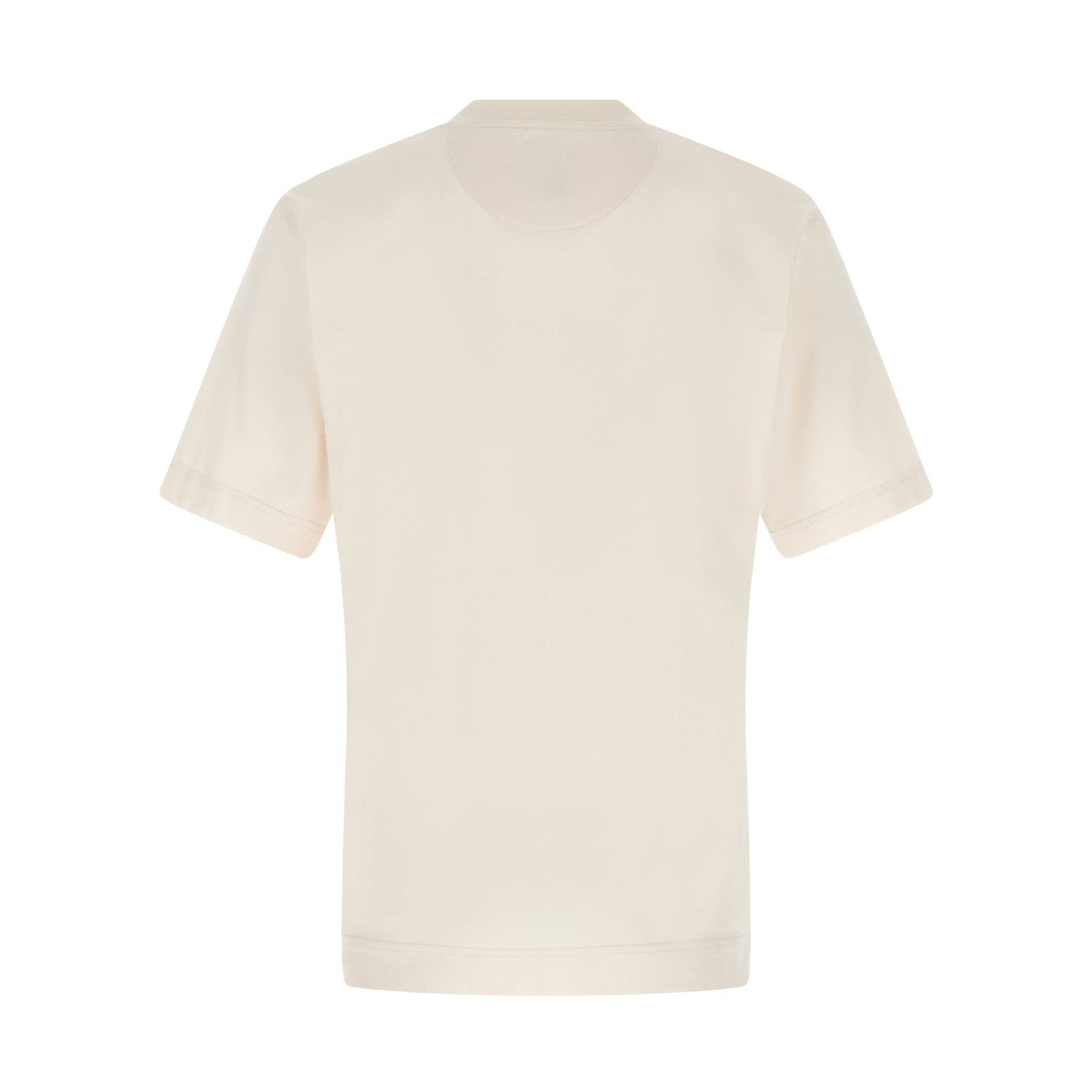 Fendi White Cotton T-Shirt