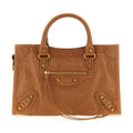 Balenciaga Brown Lamb Leather Handbag