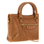 Balenciaga Brown Lamb Leather Handbag
