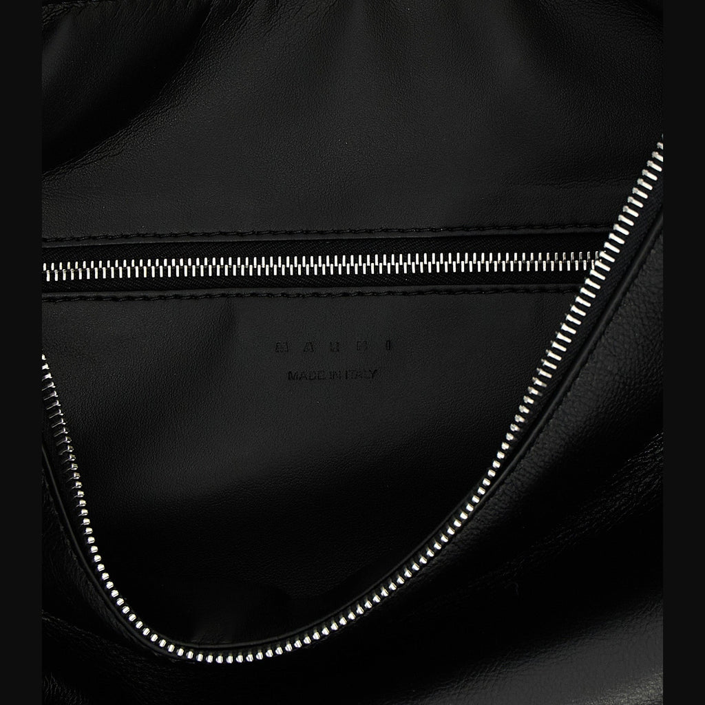 Marni Black Calfskin Shoulder Bag