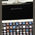 Self-Portrait Multicolor Polyester Clutch Bag