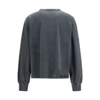 Ganni Gray Cotton Sportswear