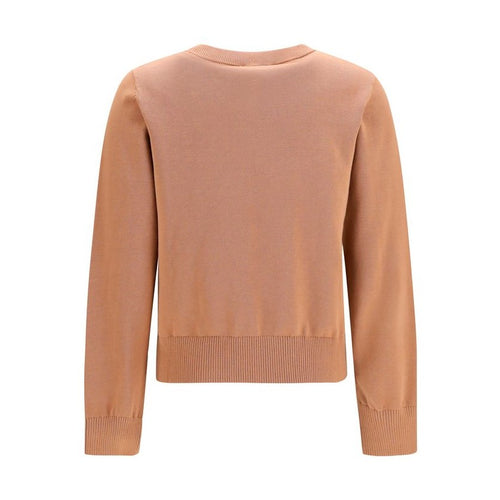 Beige Cotton Sweatshirt