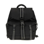 Black Recycled Polyamide Backpack