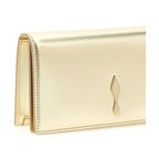 Christian Louboutin Gold Lambskin Clutch Bag