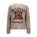 Ganni Beige Wool Oves Aries Sweatshirt
