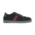 Black Fabric Athletic Sneakers