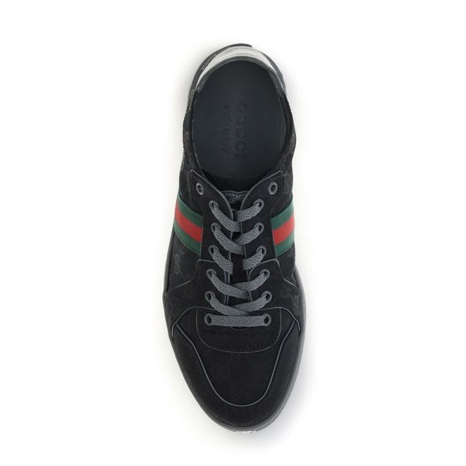 Gucci Black Fabric Athletic Sneakers