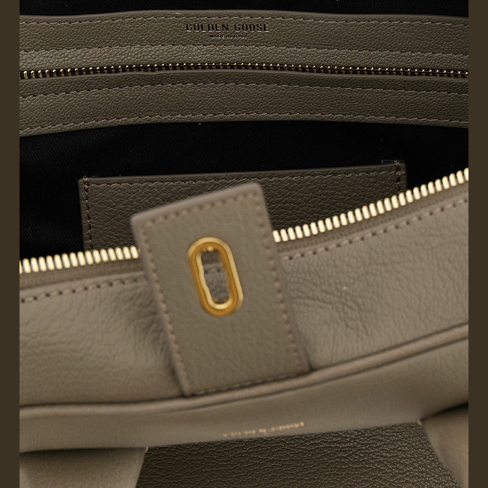 Golden Goose Bicolor Goatskin Handbag