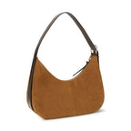 Brown Recycled Polyester Shoulder Bag