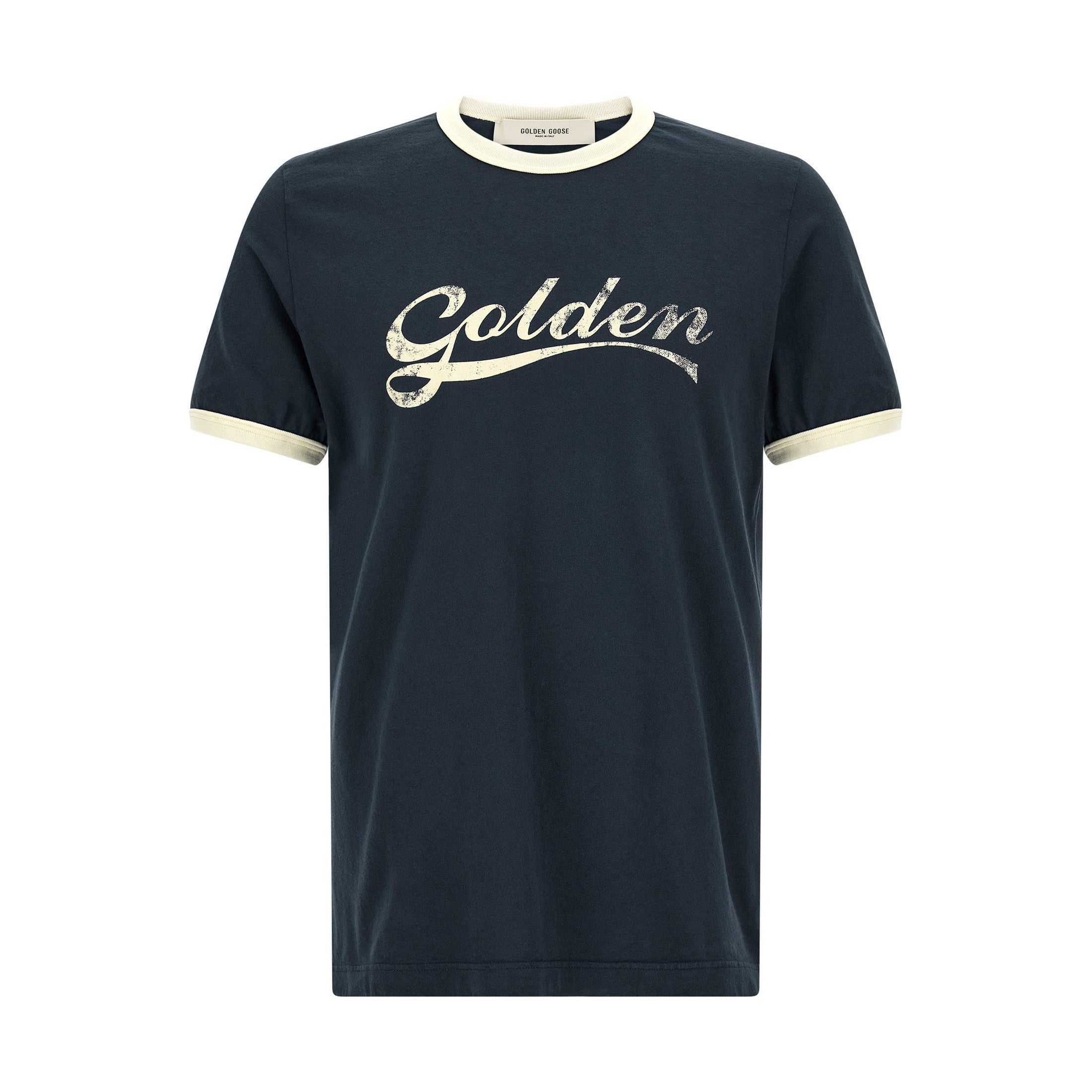 Golden Goose Blue Cotton T-Shirt