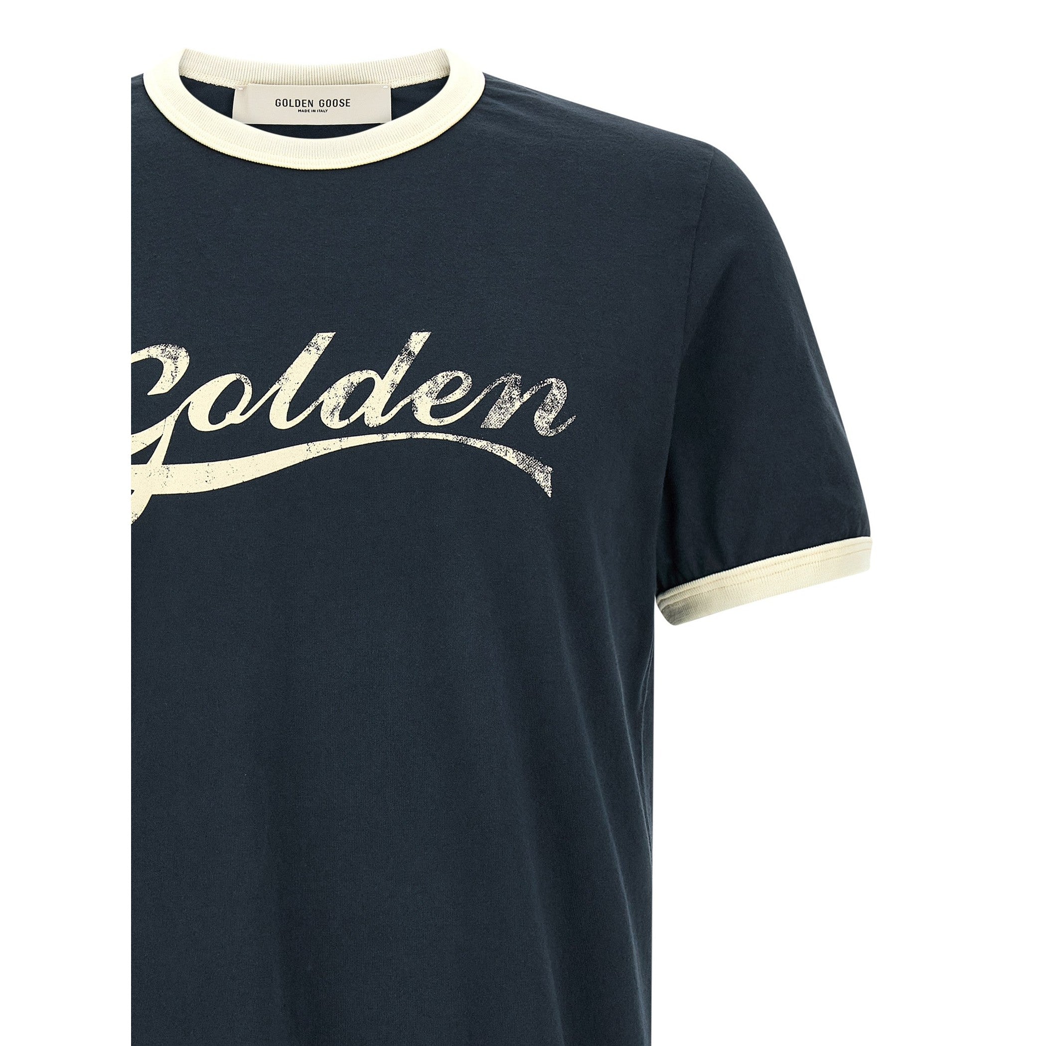 Golden Goose Blue Cotton T-Shirt