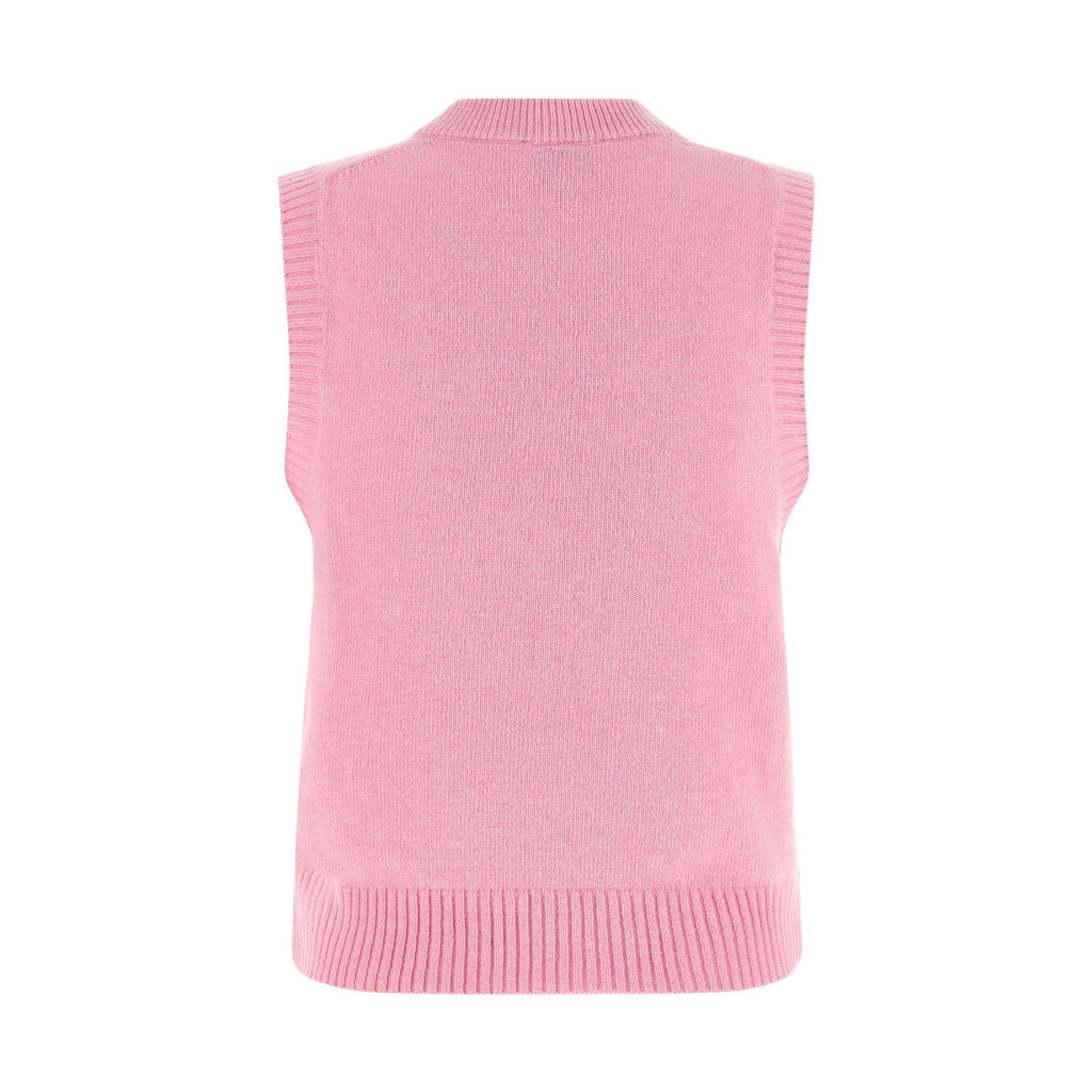 Ganni Multicolor Wool Sleeveles Sweater
