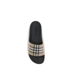 Burberry Black Rubber Slides