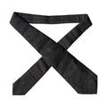 Black Paisley Woven Silk Adjustable Women Necktie Tie