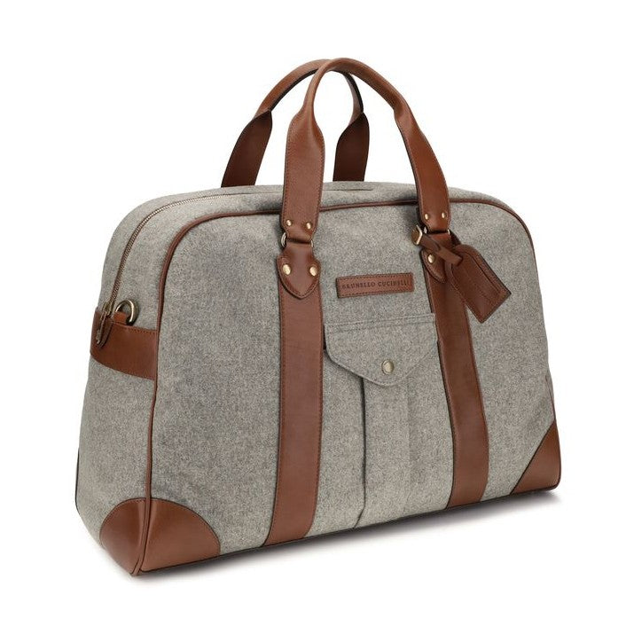 Brunello Cucinelli Beige Wool Oves Aries Luggage And Travel