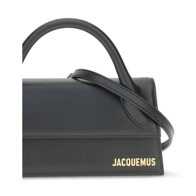 Jacquemus Black Calf Leather Bos Taurus Shoulder Bag