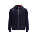 Blue Calf Leather Bos Taurus Full-Length Jacket